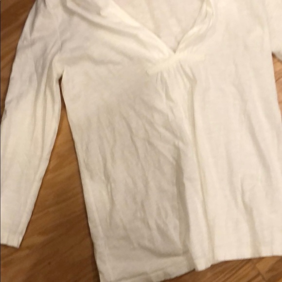 LOFT White hoodie top M - Picture 4 of 4